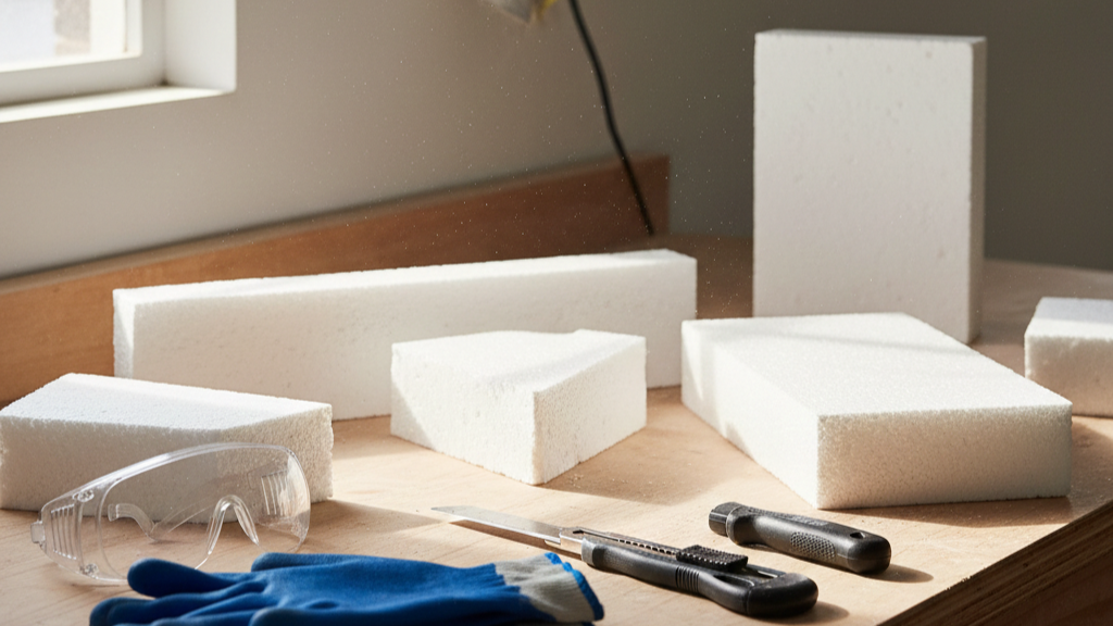 bezpieczne cięcie styropianu